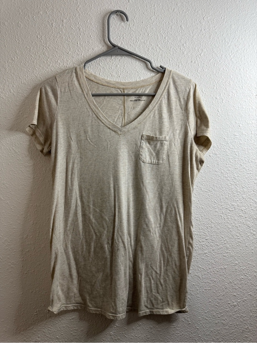 Motherhood Maternity Light Beige Maternity Tee